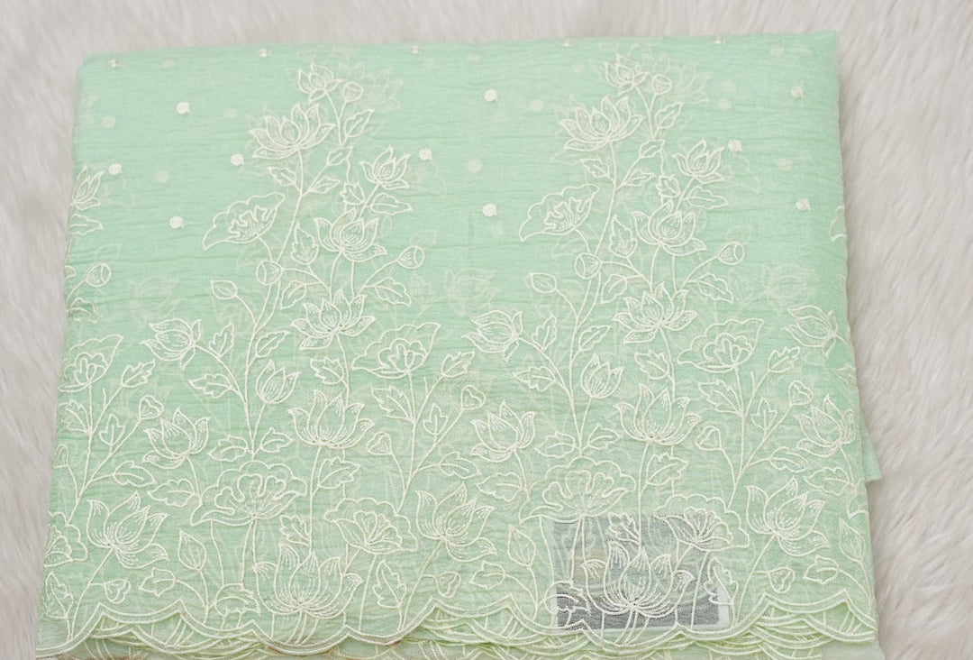 Crushed Organza Saree TSA3285
