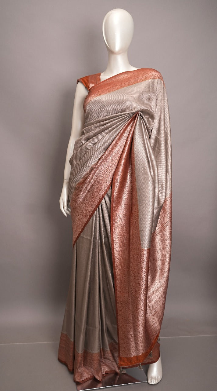 Semi-Silk Saree TSA3011