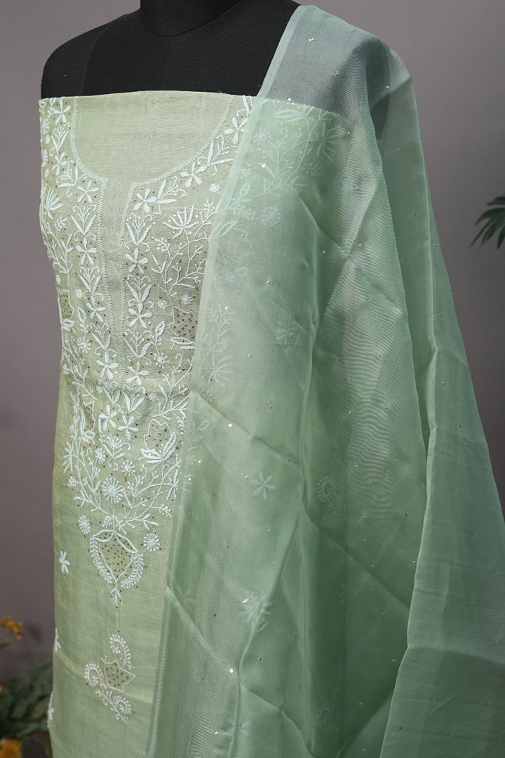 Pure Malai Banarasi Chanderi Salwar TSS2934