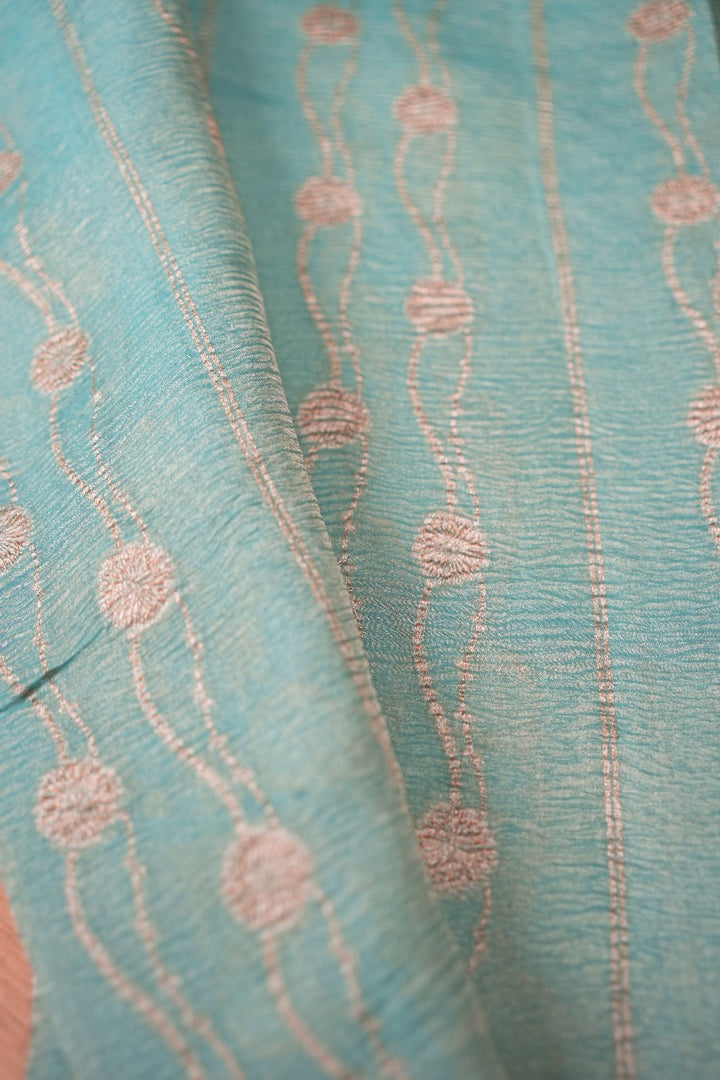 Pure Crushed Tissue Saree TSA2496