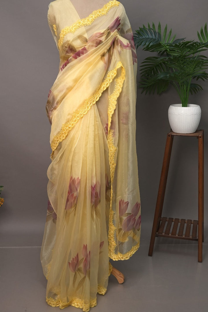 Organza Saree TSA2948