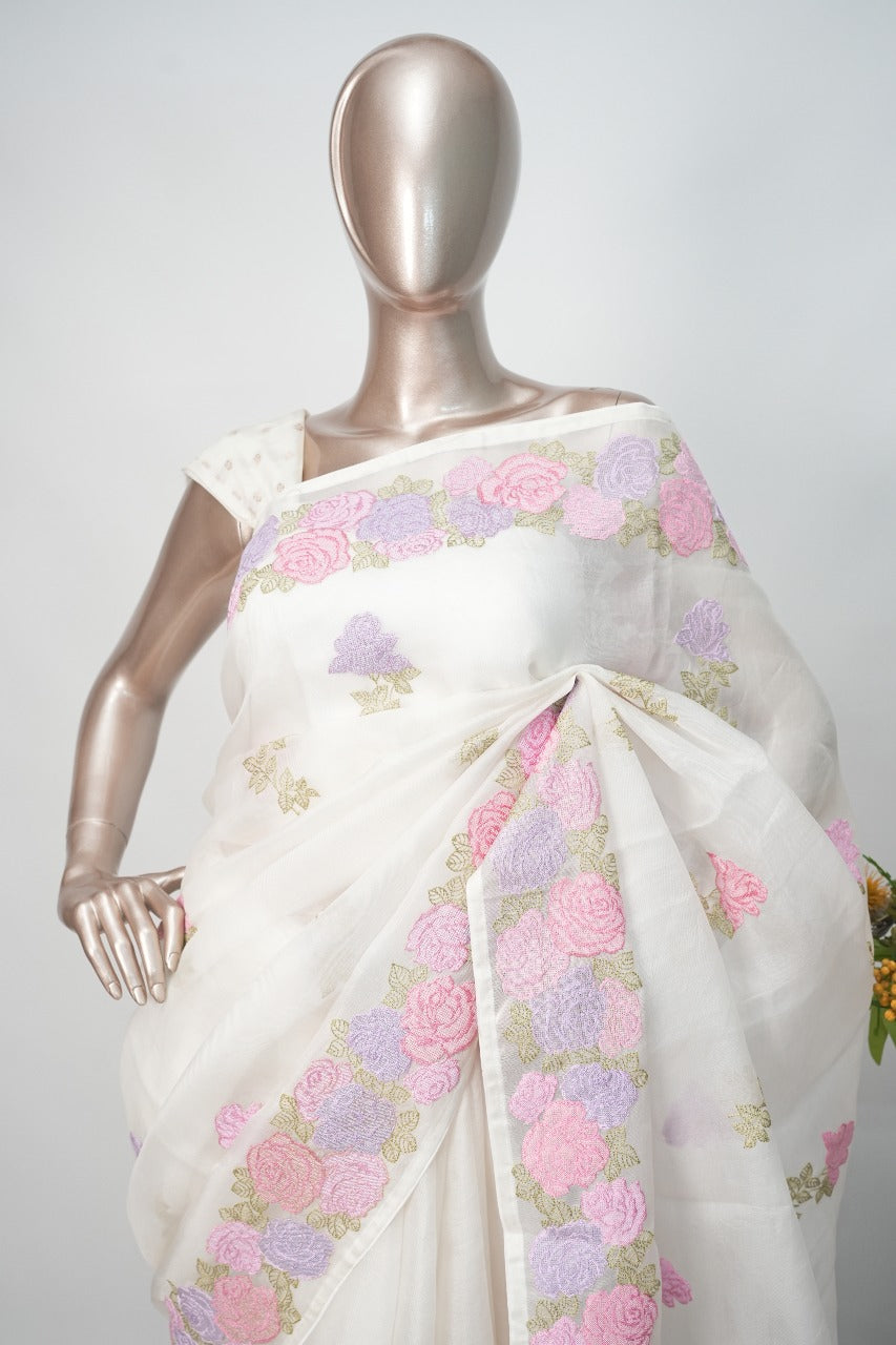 Pure Organza Saree TSA3235
