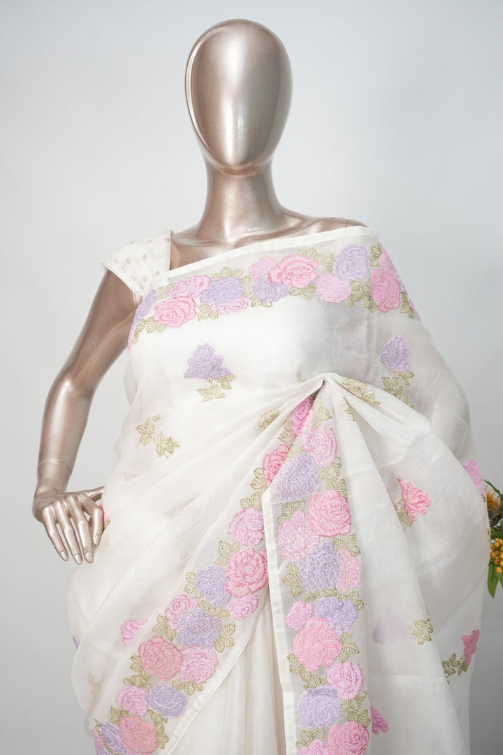 Pure Organza Saree TSA3235