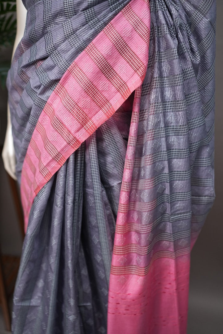 Semi Tussar Saree TSA2159