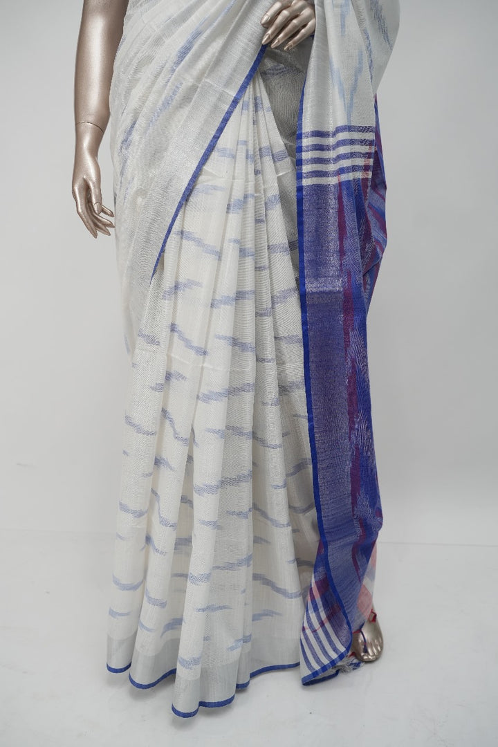 LINEN COTTON SAREE TSA1393