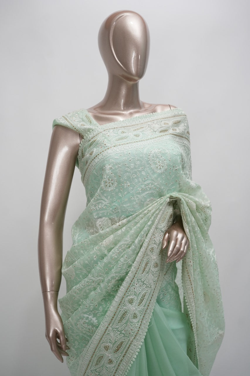 ORGANZA SAREE TSA1392