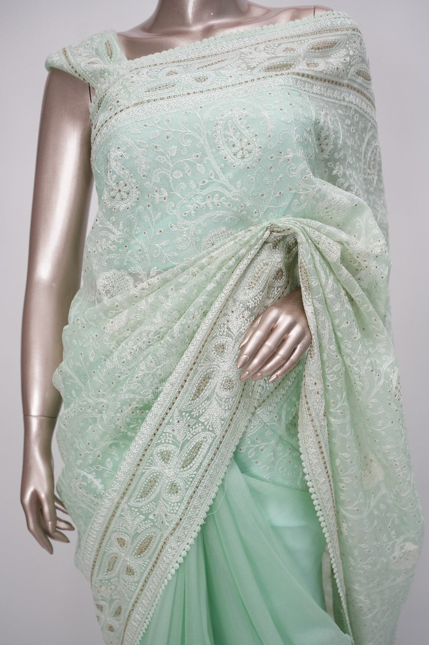 ORGANZA SAREE TSA1392