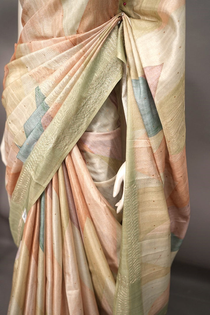 Semi-Tussar Saree TSA2265