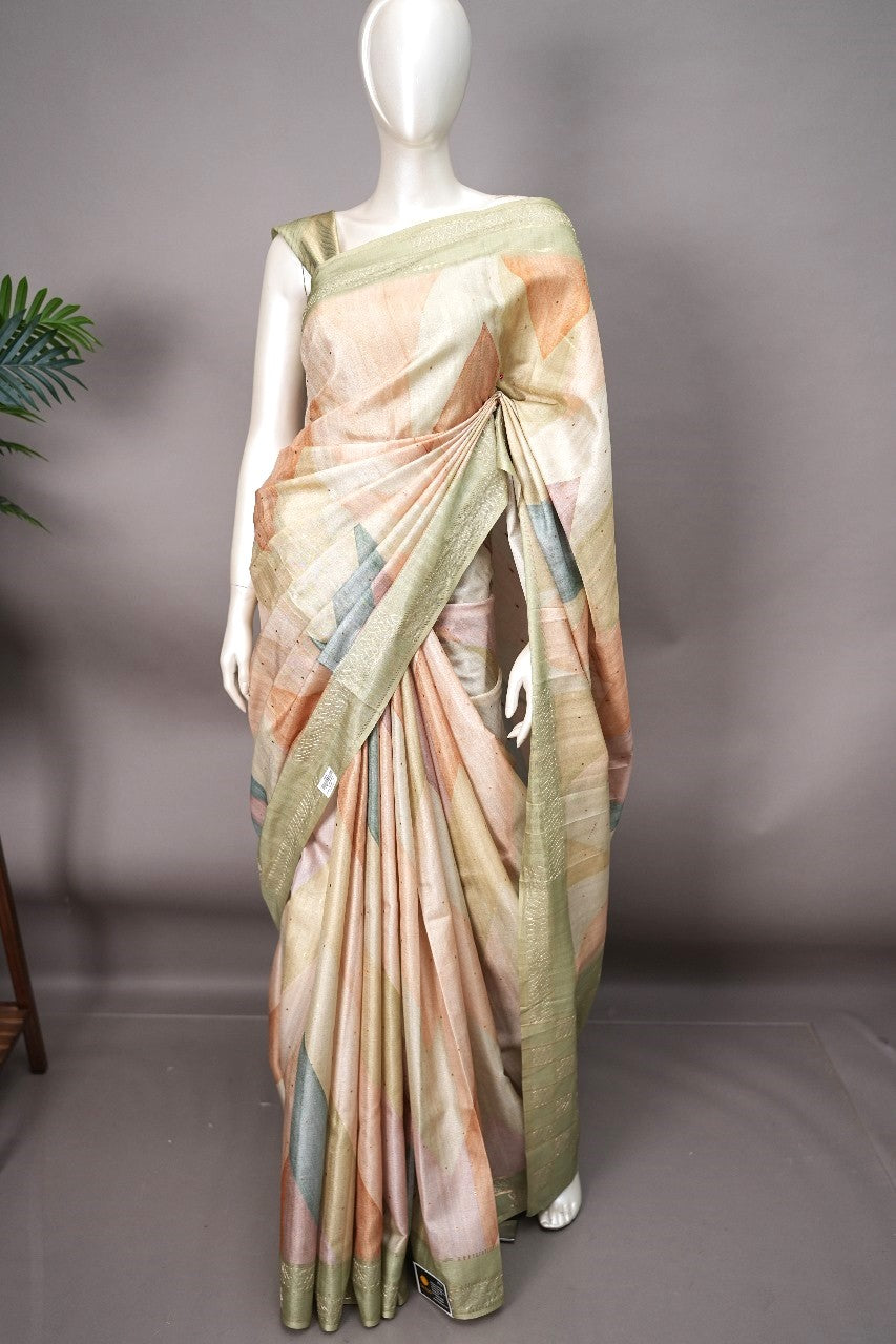 Semi-Tussar Saree TSA2265