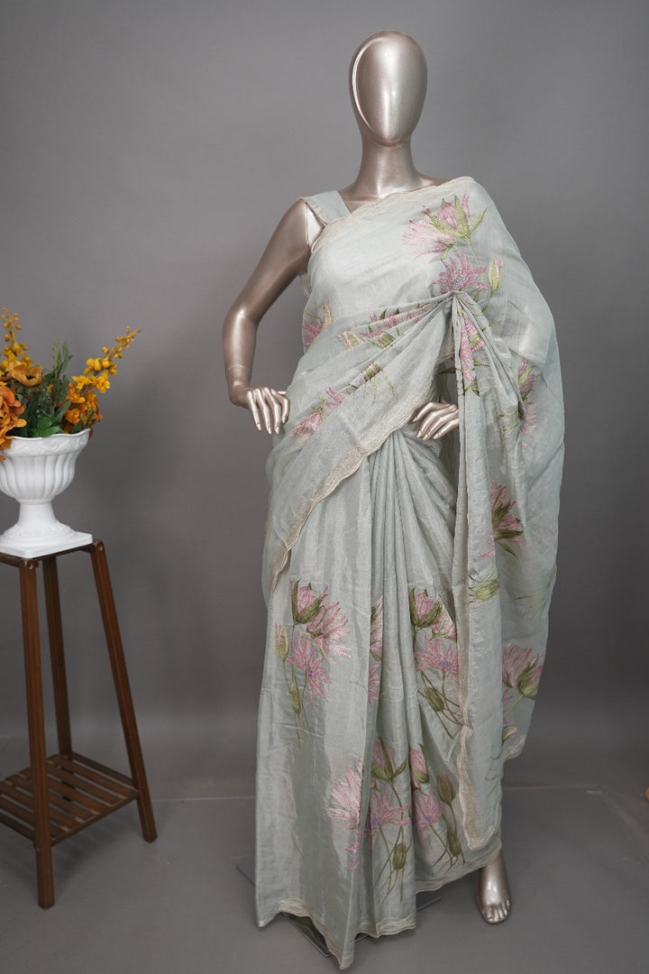 Chanderi Tissue Saree TSA3270