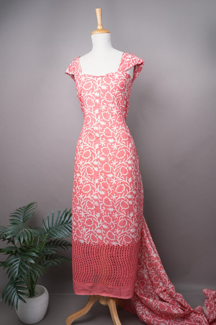 Cotton Schiffili Material TRF3435