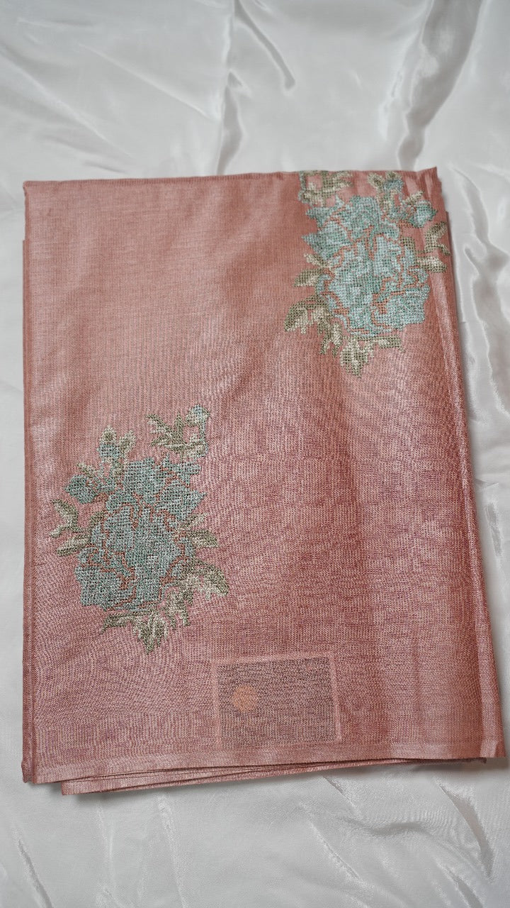 Semi-Tussar Saree TSA3563