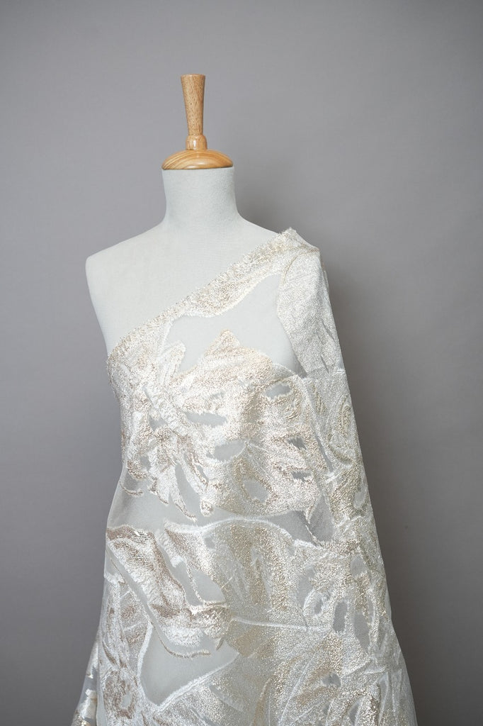 Turkish Organza Material Gold 2 TRF3399 – Teresa Designers