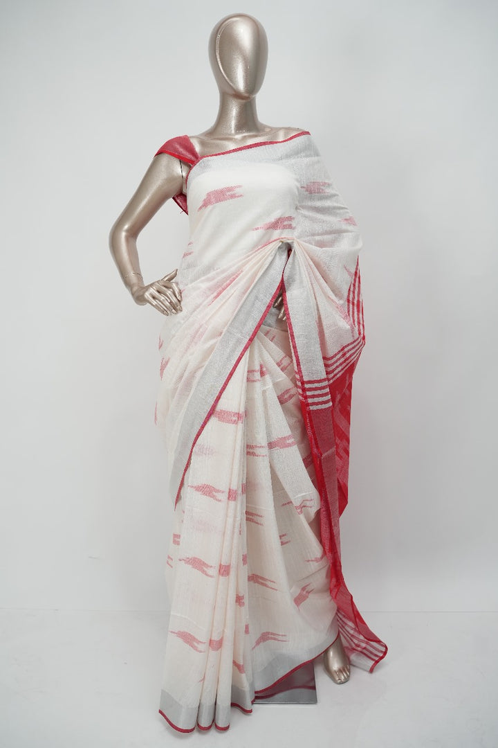 LINEN COTTON SAREE TSA1393