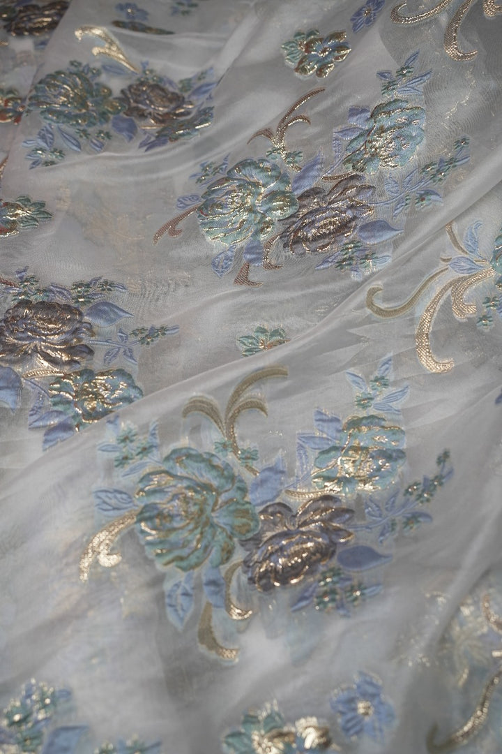 Turkish Organza Light Blue TRF3399