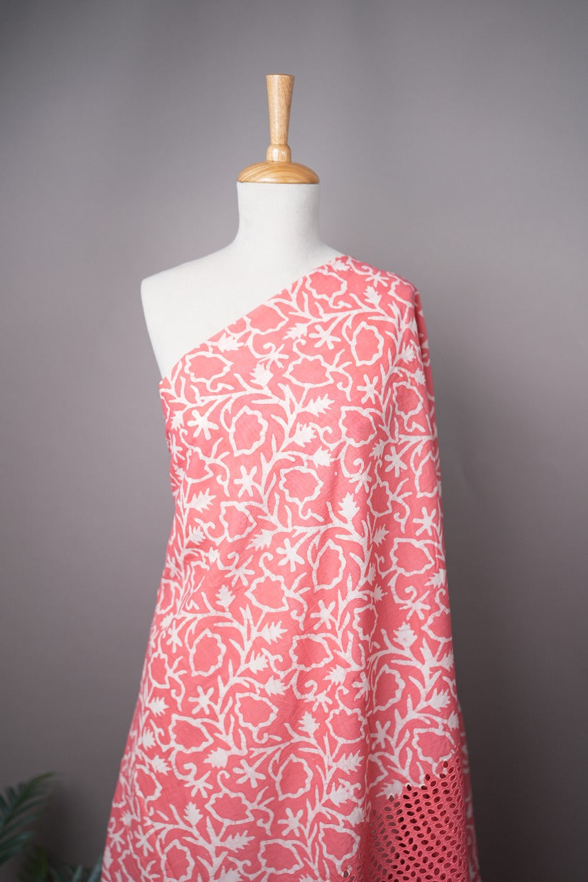 Cotton Schiffili Material TRF3435