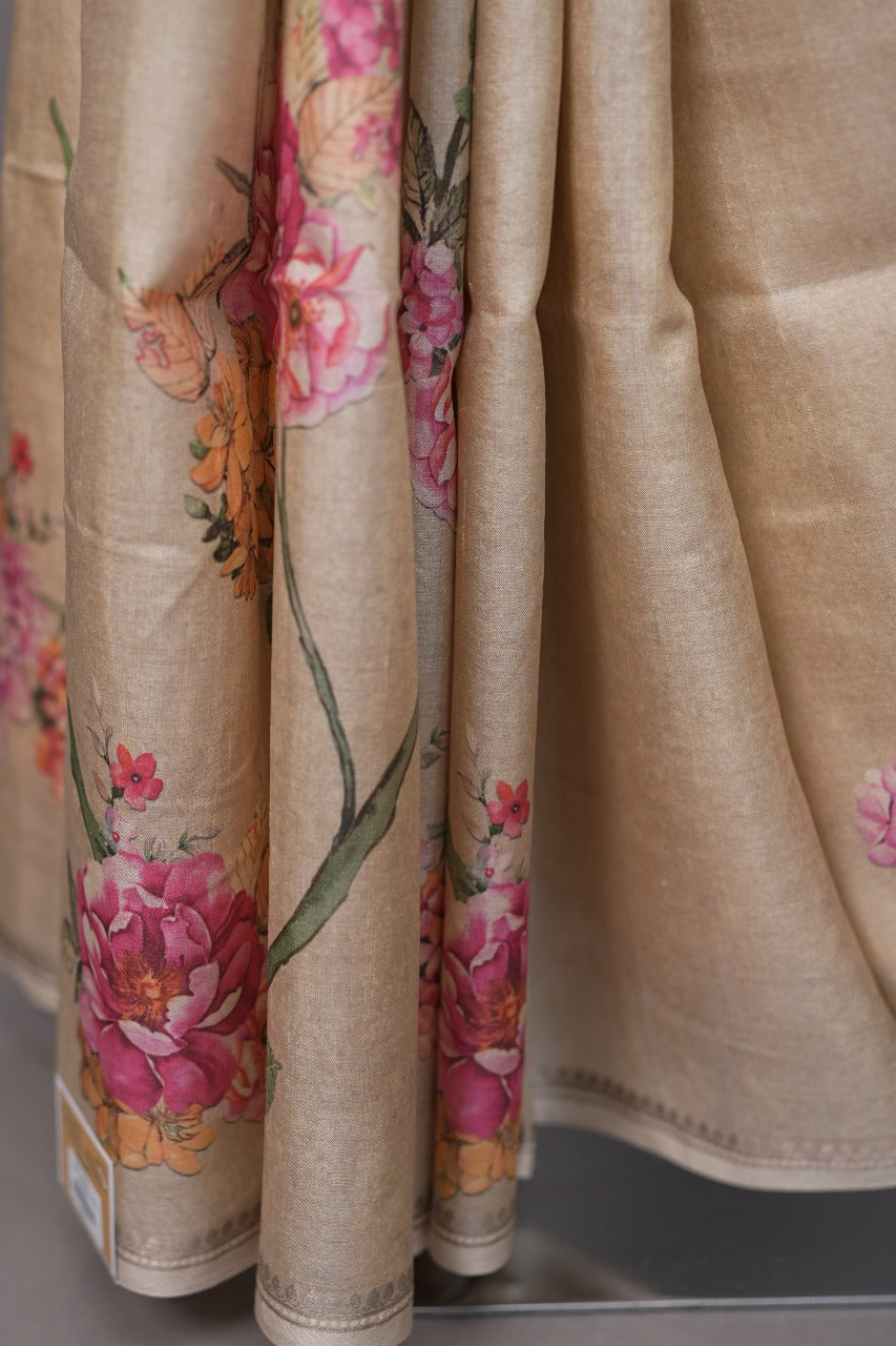 Tussar Silk Saree TSA3388