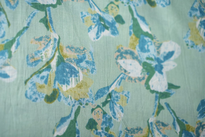 Floral Print Cotton Material TRF2337