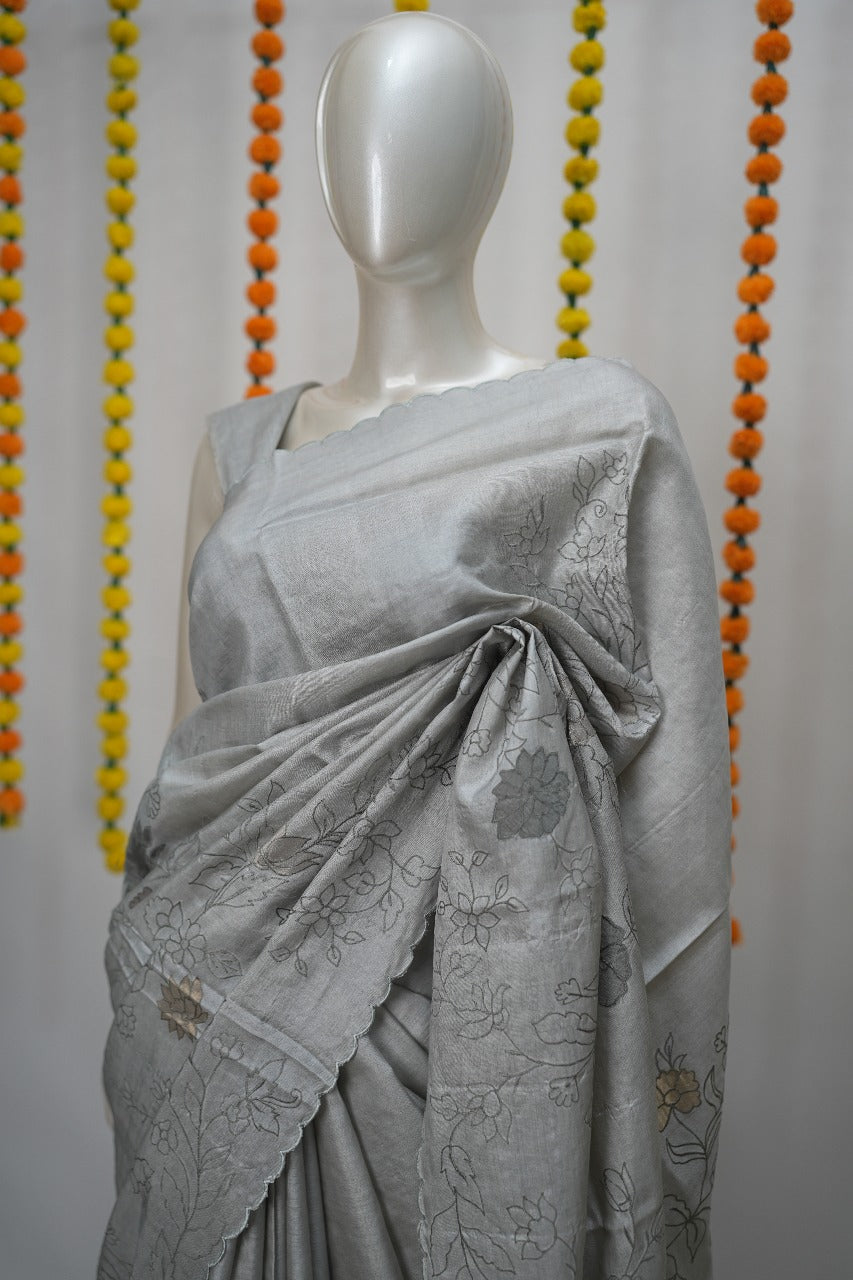 Applique Saree TSA3072