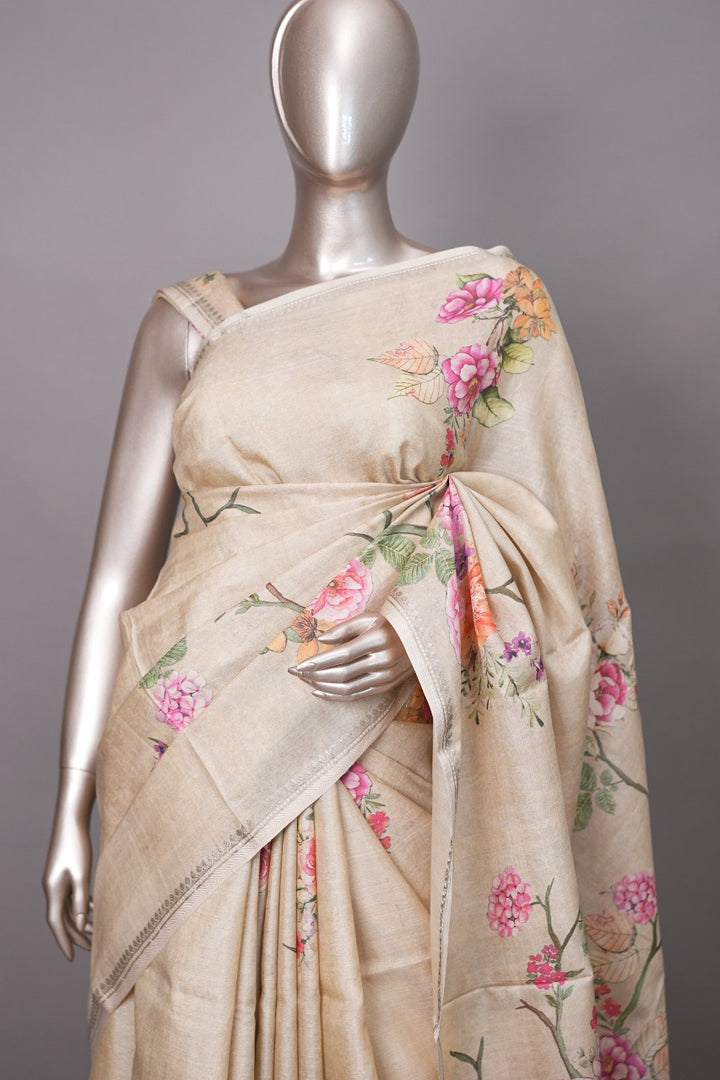 Tussar Silk Saree TSA3388