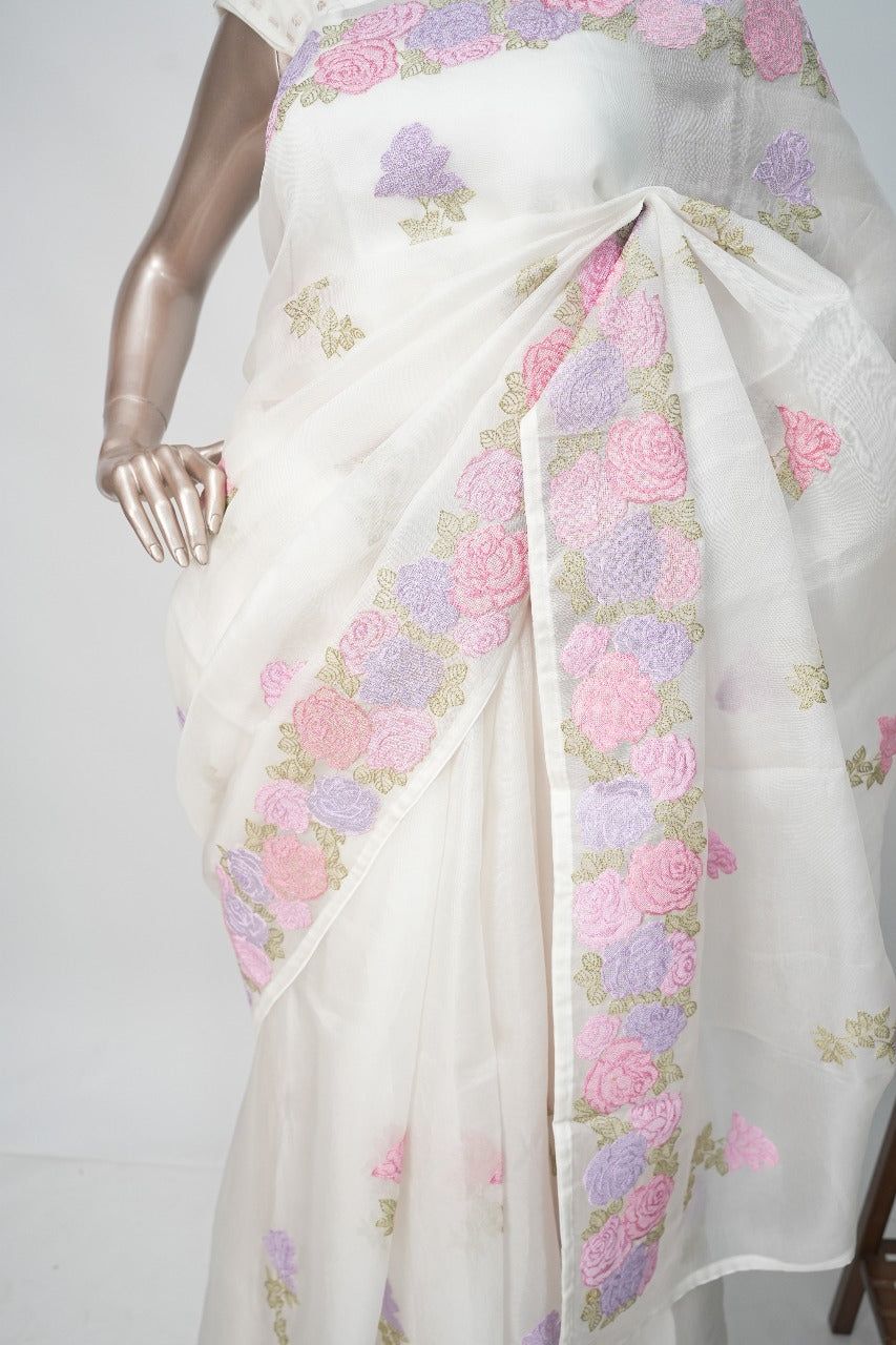 Pure Organza Saree TSA3235