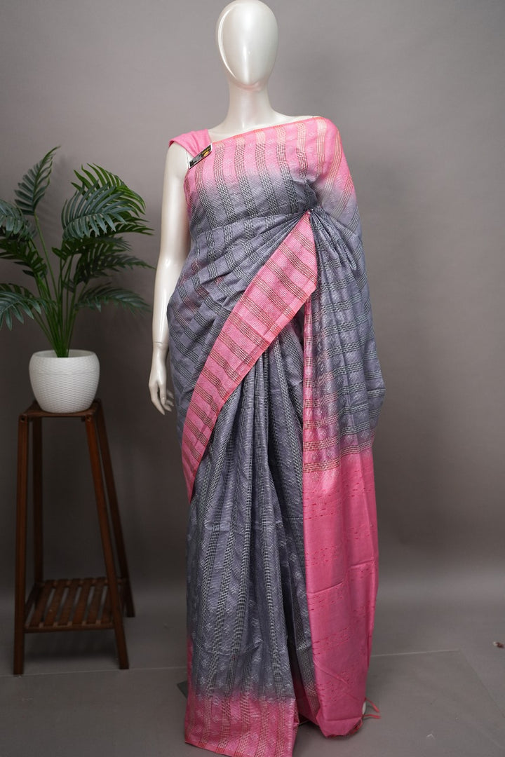 Semi Tussar Saree TSA2159