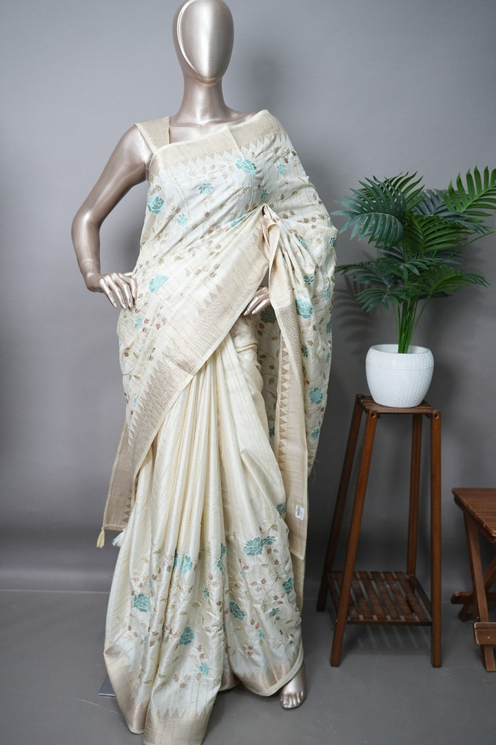Semi-Tussar Saree TSA2413
