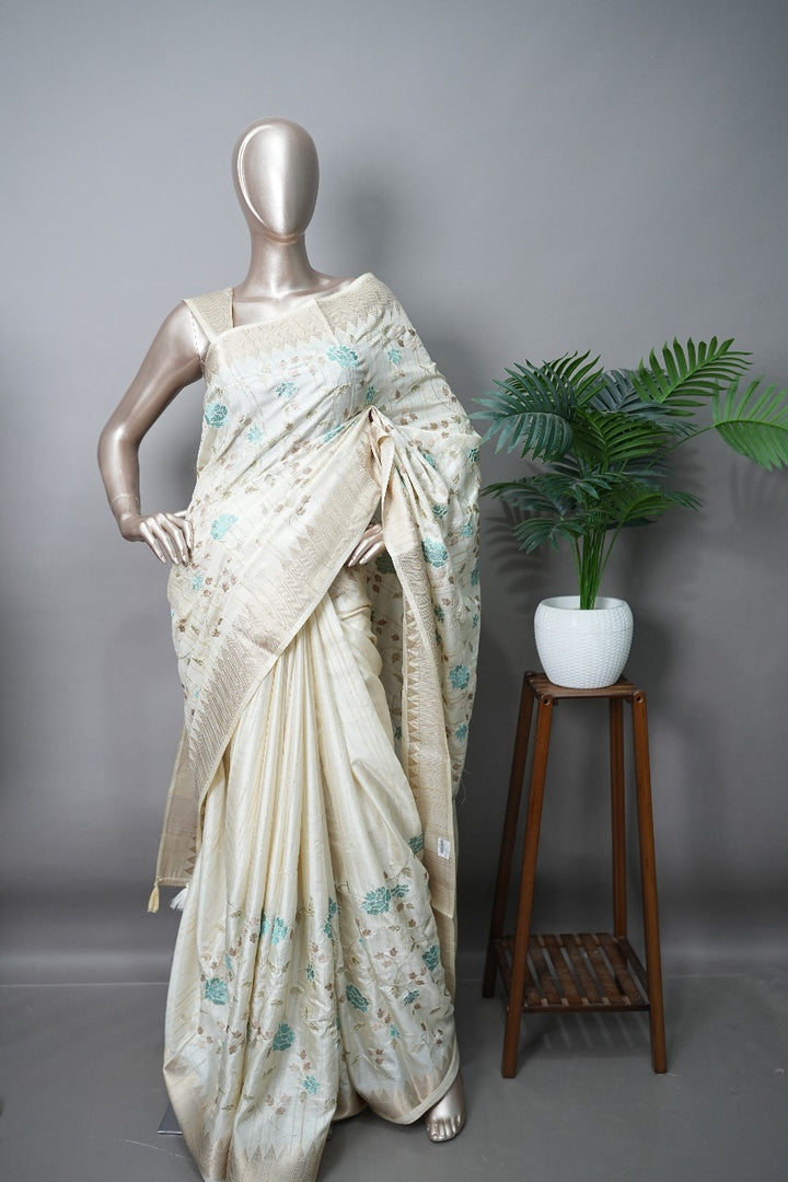 Semi-Tussar Saree TSA2413