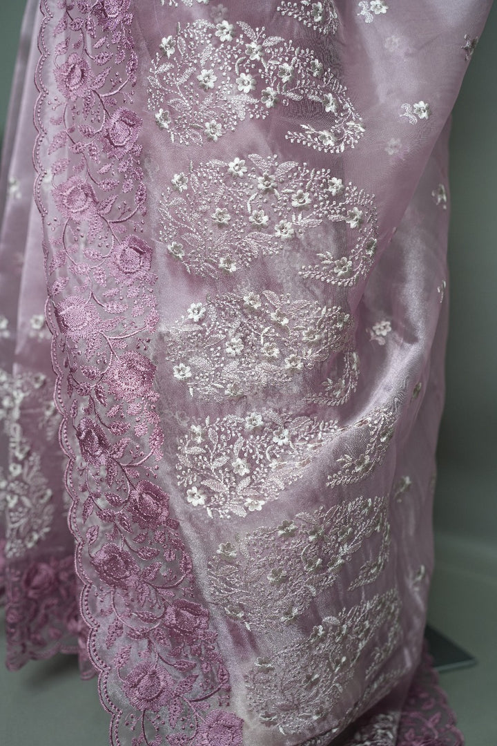 Glass Organza Saree TSA2425