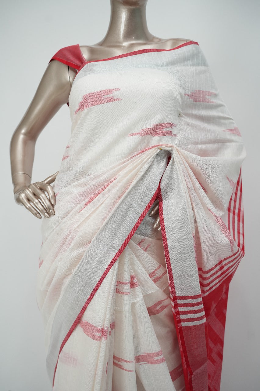 LINEN COTTON SAREE TSA1393