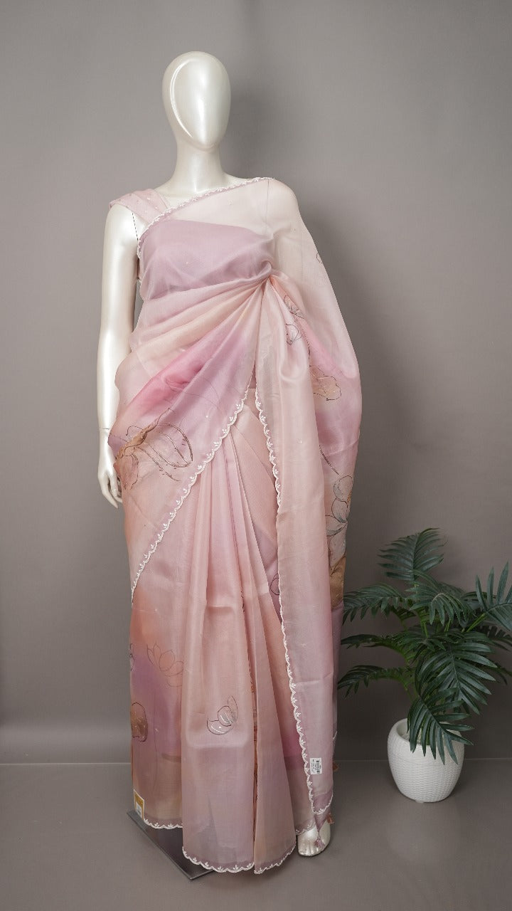 Organza Saree TSA3522