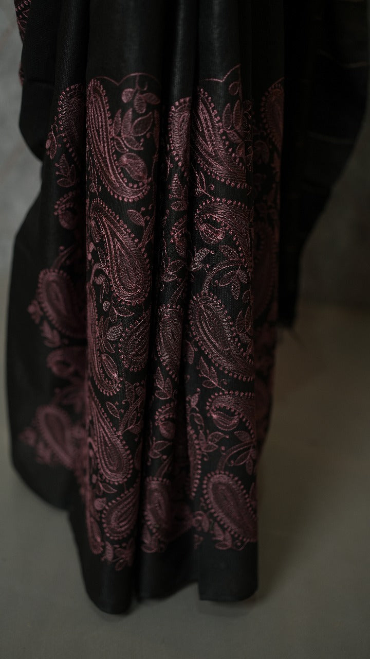 Semi-Tussar Saree TSA3570