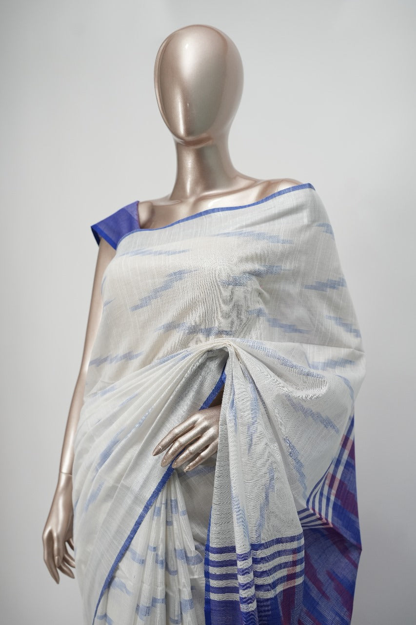 LINEN COTTON SAREE TSA1393