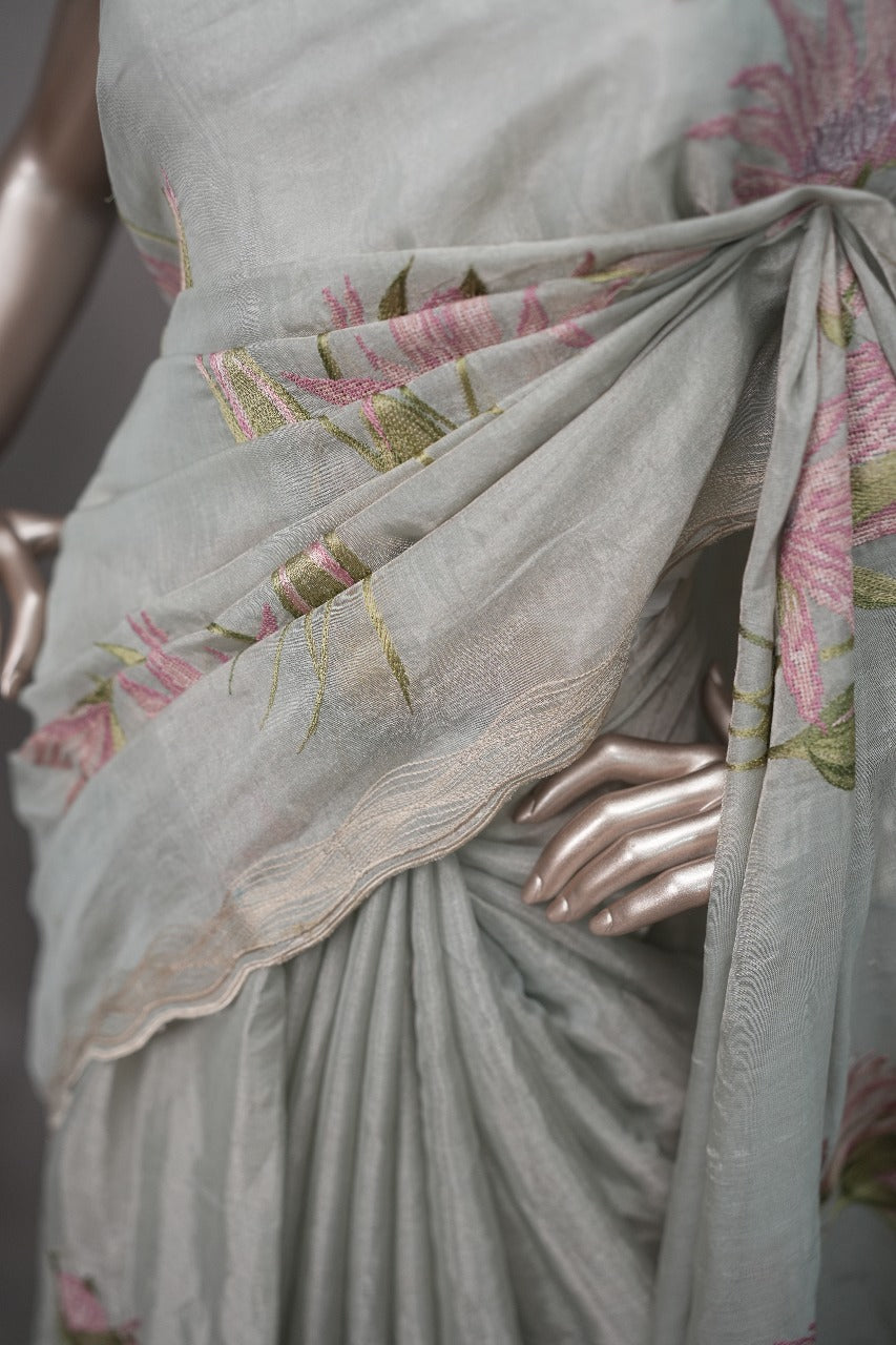 Chanderi Tissue Saree TSA3270