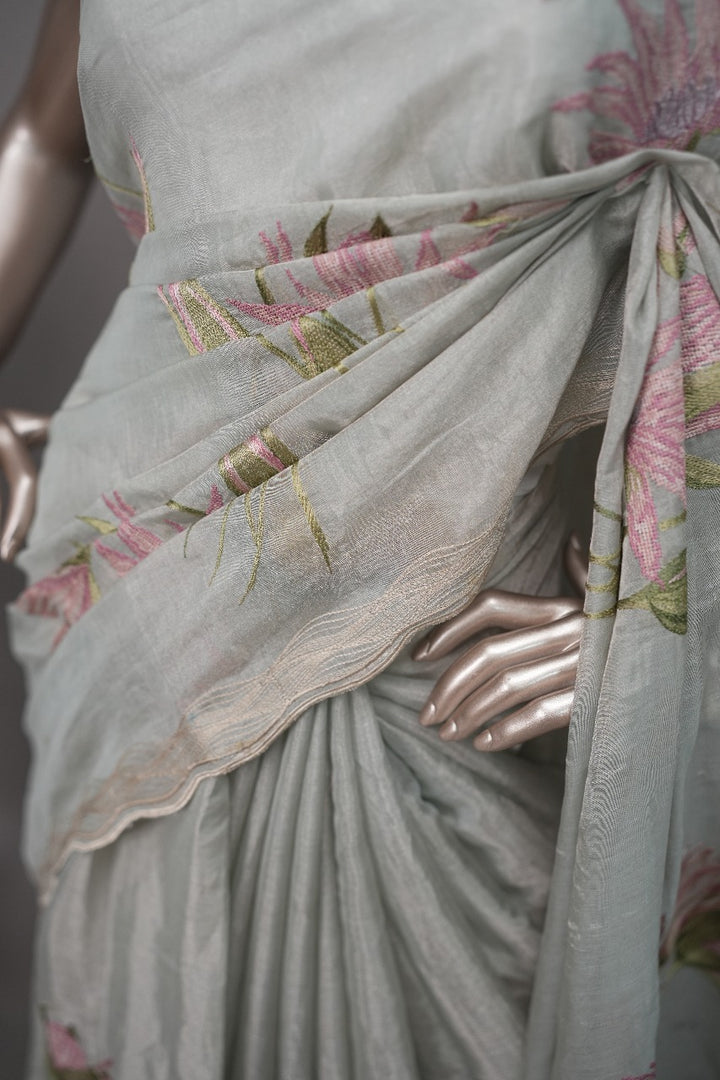 Chanderi Tissue Saree TSA3270