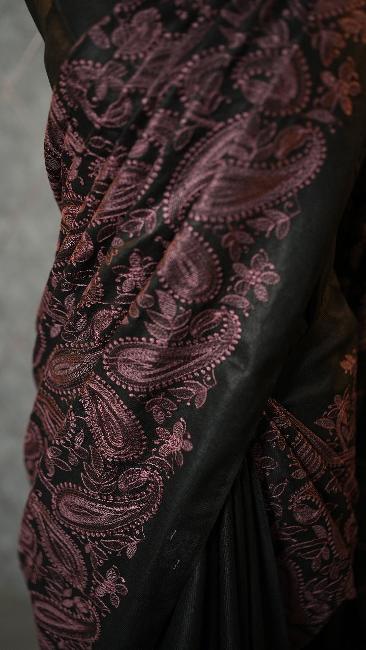 Semi-Tussar Saree TSA3570