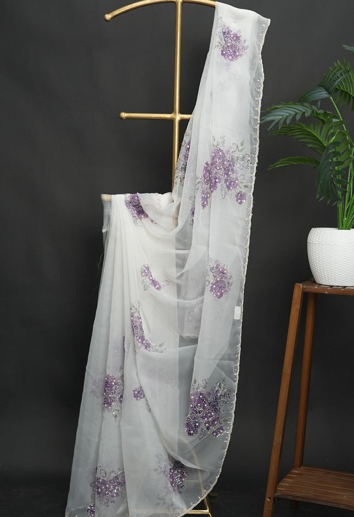 Organza Saree TSA2764