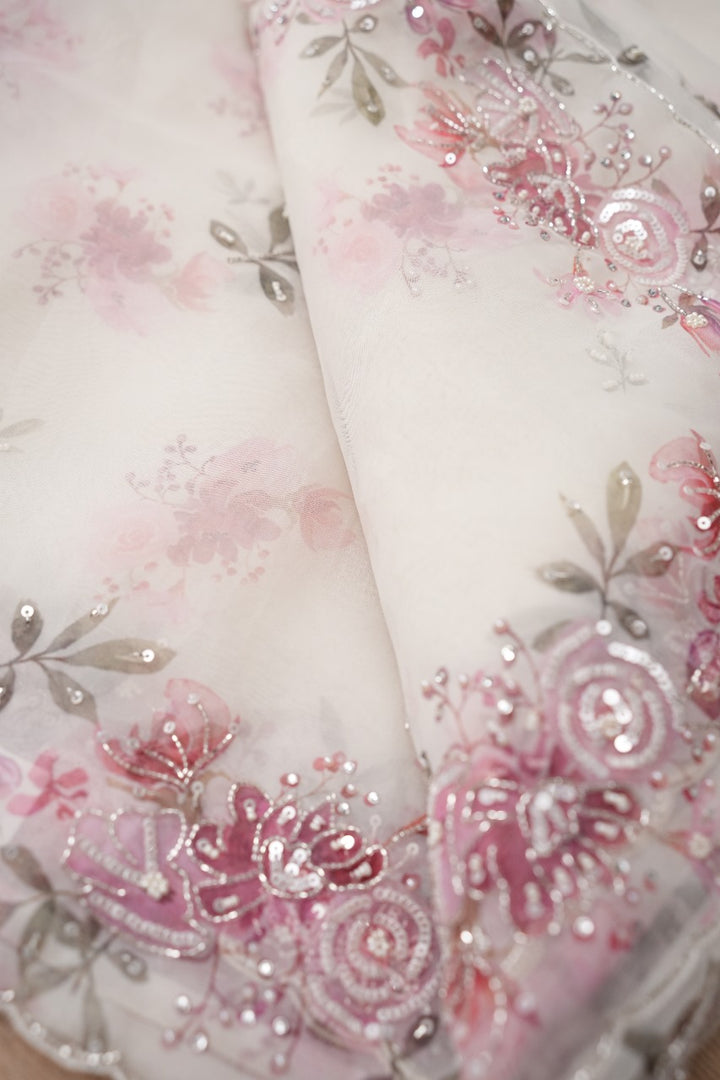 Organza Saree TSA2395