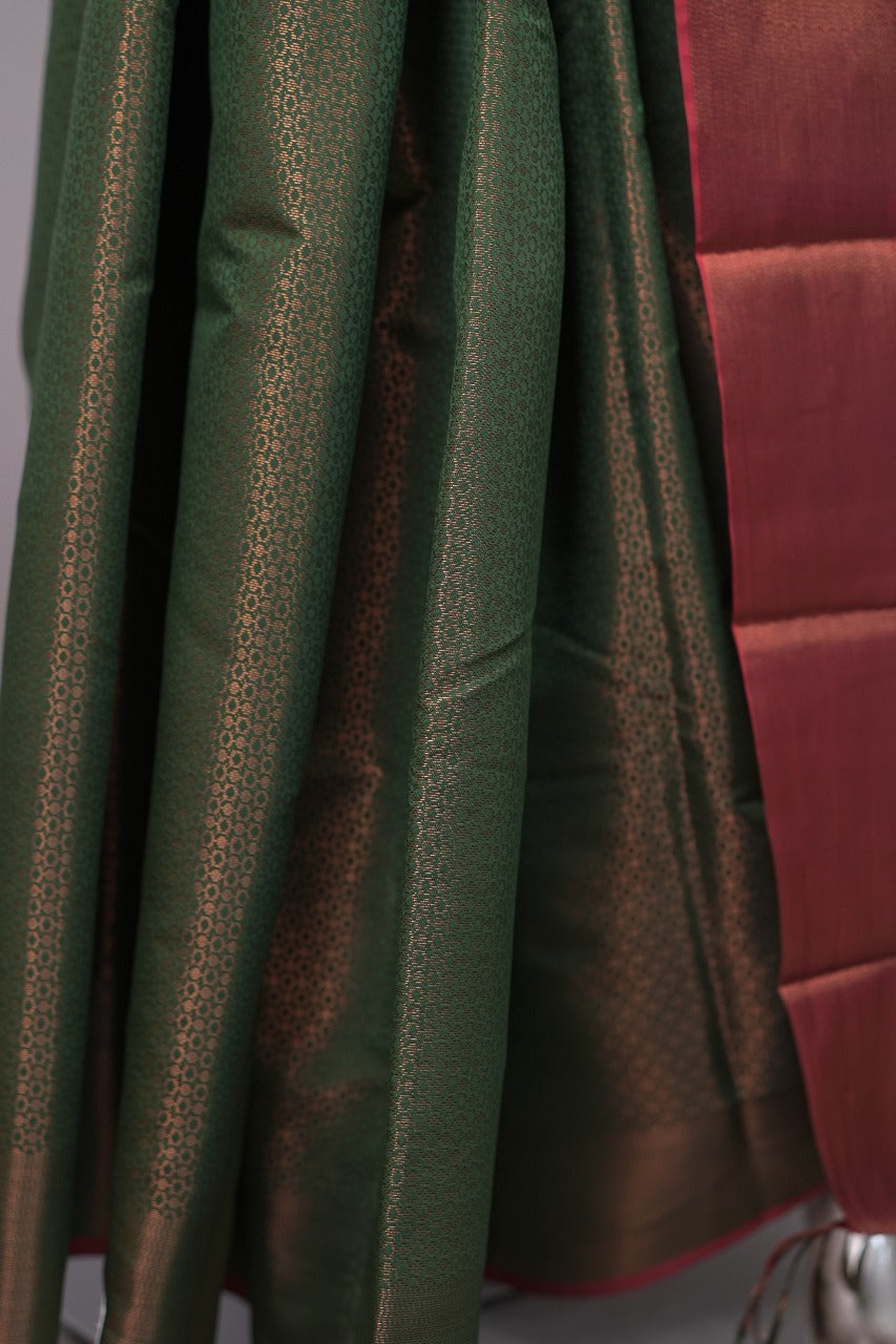 Semi Silk Saree TSA3389