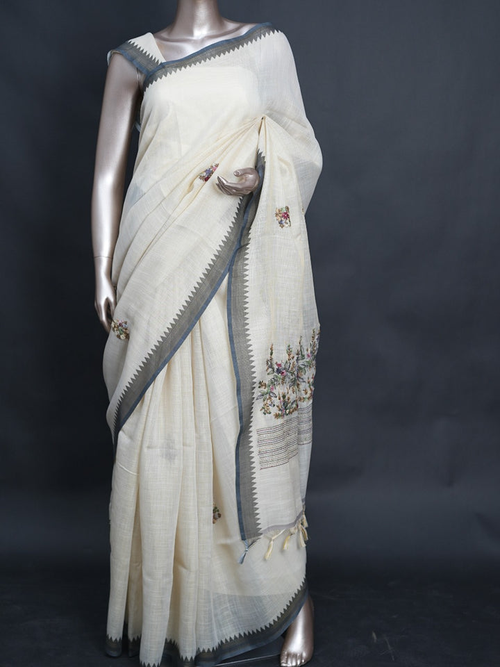 Tissue Linen Saree TSA2753