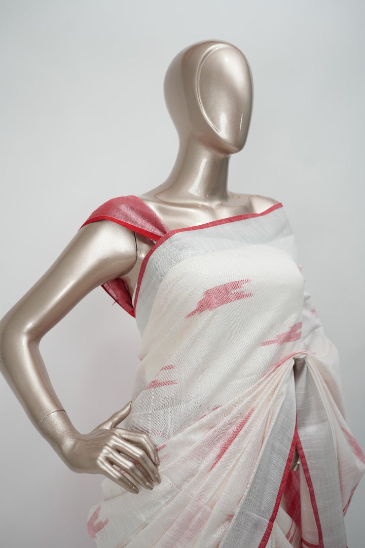 LINEN COTTON SAREE TSA1393