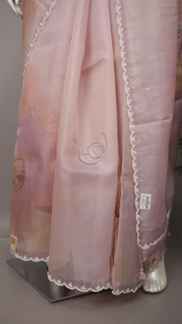 Organza Saree TSA3522