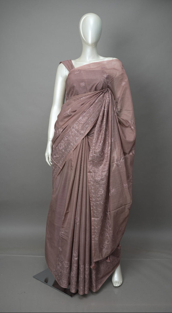Linen Cotton Saree TSA3407