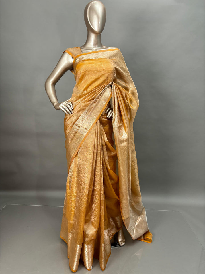 Crushed Organza Saree (Border 6) TSA 151