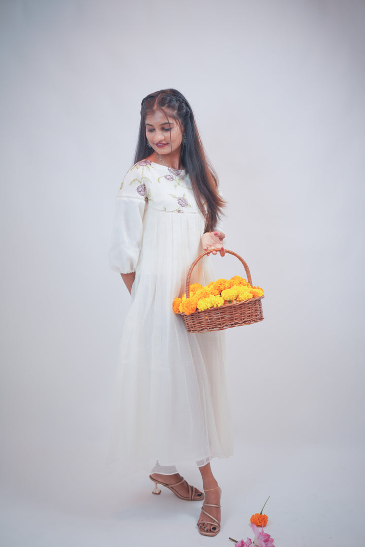 A-Line Gathered Kurta TKT1004