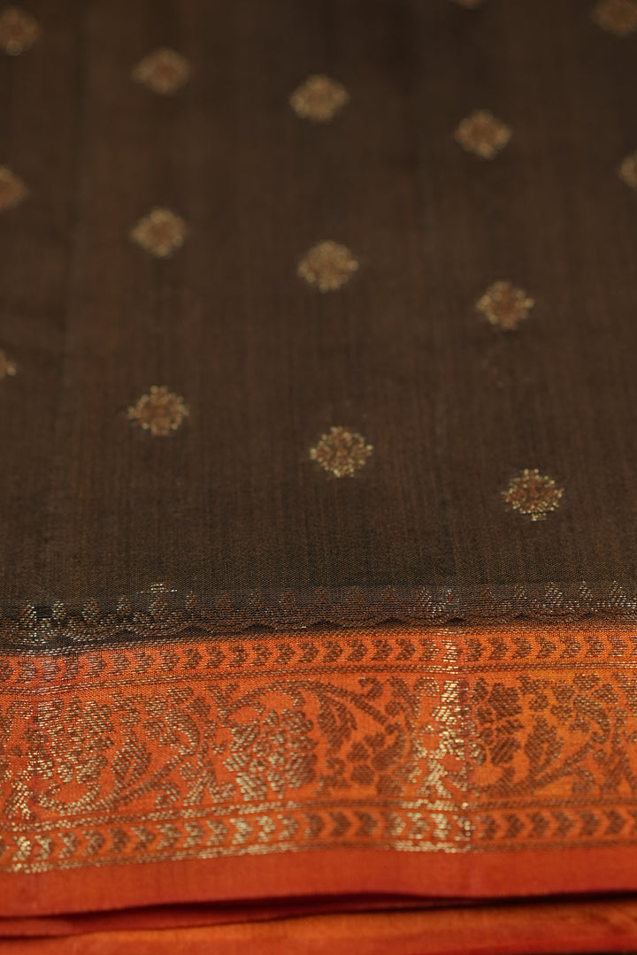 Chanderi Tussar Saree TSA0313