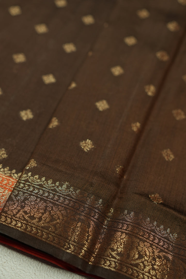 Chanderi Tussar Saree TSA0313