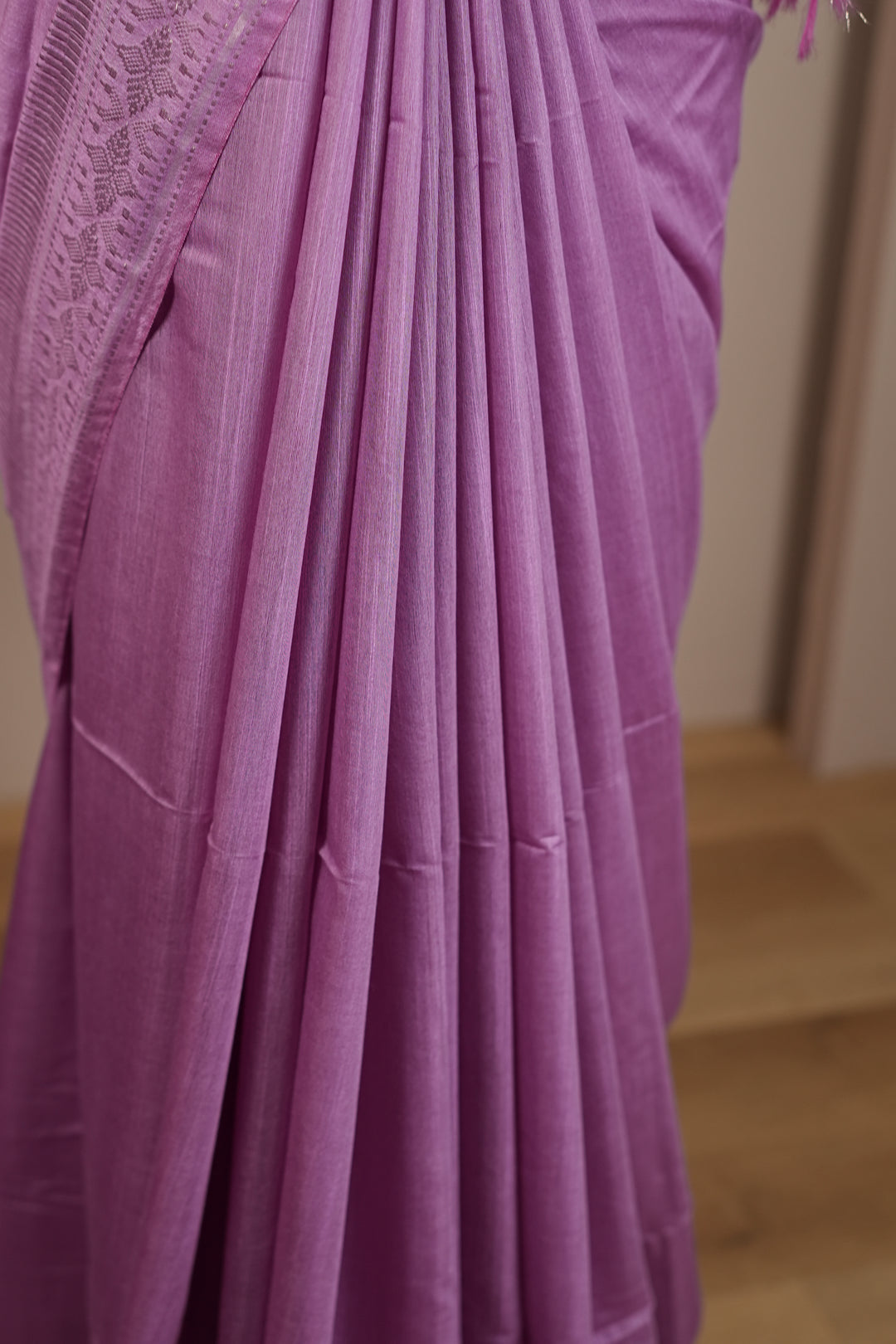 Linen Cotton Saree TSA0323