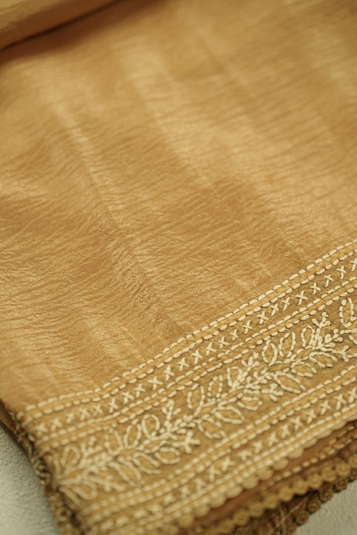 Crushed Organza Saree TSA0320