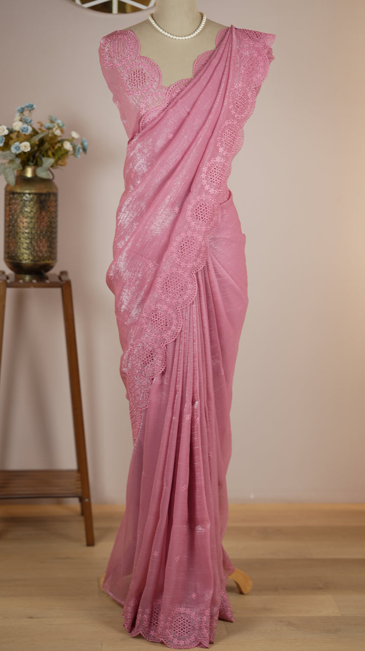 Shimmer Organza Saree TSA0489